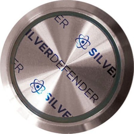 SILVER DEFENDER Silver Defender Antimicrobial Film For Round Elevator Buttons, 5inH x 4inW Clear 100/Pack DC-001-ER-100